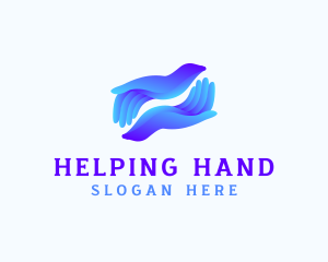 Support Hands Charity logo design