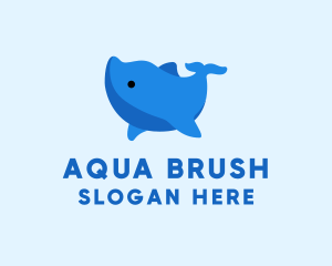 Blue Dolphin Aquatic Zoology logo design