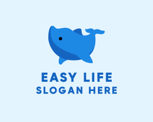 Blue Dolphin Aquatic Zoology logo design