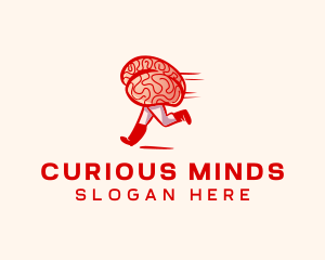 Mind Psychology Brain logo design