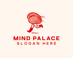 Mind Psychology Brain logo design