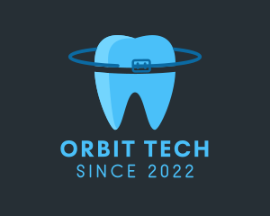 Tooth Orbit Braces logo design