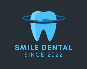 Tooth Orbit Braces logo design