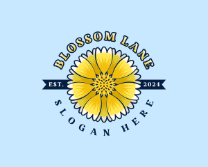 Blossom Tips Flower logo