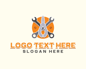 Pliers Tool Wrench logo