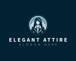 Corporate Woman Office logo design