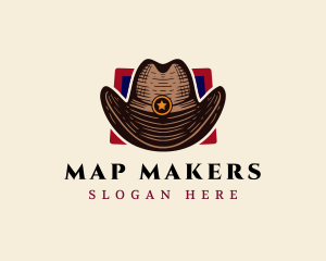 Rustic Cowboy Hat logo design