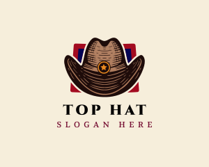 Rustic Cowboy Hat logo design