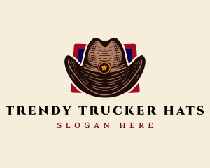 Rustic Cowboy Hat logo design