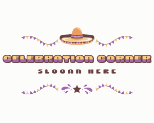 Mexican Festive Celebration logo design