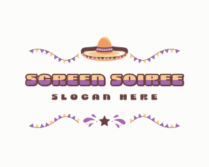 Mexican Festive Celebration logo design