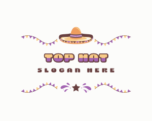 Mexican Festive Celebration logo design