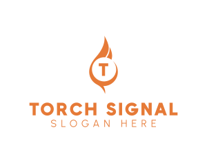 Heat Flaming Torch  logo