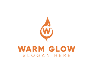 Heat Flaming Torch  logo