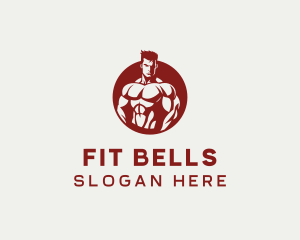 Bodybuilding Fitness Sports logo design