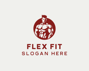 Bodybuilding Fitness Sports logo design