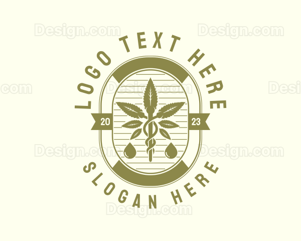 Marijuana Cannabis Plant Logo