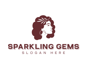 Curly Hair Hairdresser logo design