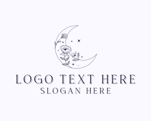 Moon Floral Decoration logo