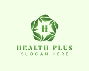 Natural Herbal Leaves Logo