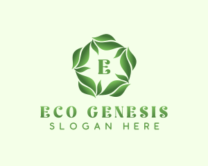 Natural Herbal Leaves logo design