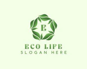 Natural Herbal Leaves logo design