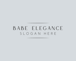 High End Elegant Business logo design