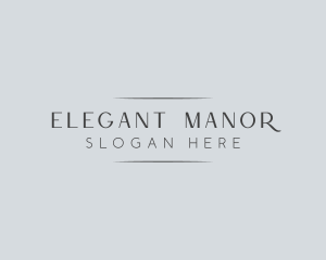 High End Elegant Business logo design