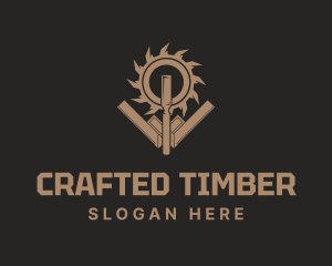 Woodworks Industrial Tools logo design