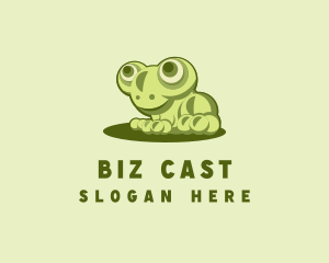 Cute Young Frog  Logo