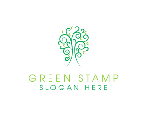 Tree Plant Spa logo design