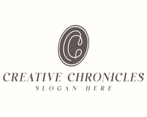 Creative Cursive Letter C logo design