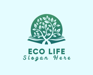 Book Eco Learning logo design