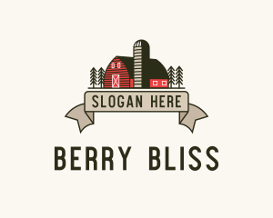 Farm Barn Grain Silo logo design