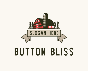 Farm Barn Grain Silo logo design