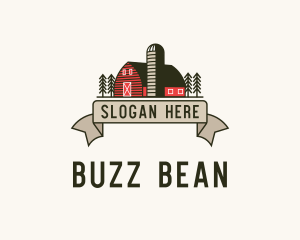 Farm Barn Grain Silo logo design