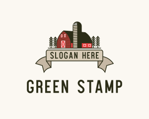 Farm Barn Grain Silo logo design