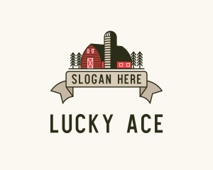 Farm Barn Grain Silo logo design