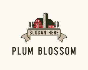 Farm Barn Grain Silo logo design