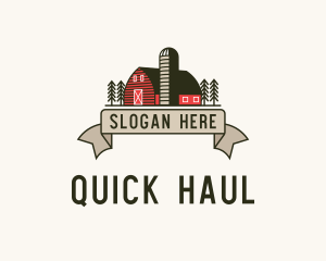 Farm Barn Grain Silo logo design