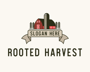 Farm Barn Grain Silo logo design