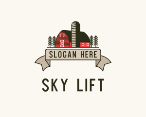 Farm Barn Grain Silo logo design