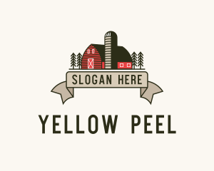 Farm Barn Grain Silo logo design