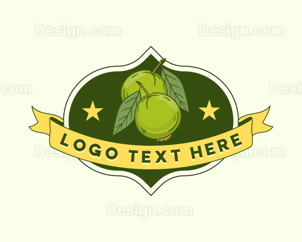 Fresh Guava Fruit Logo