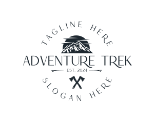 Traveler Mountain Adventure logo design