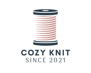 Knitting Thread Spool logo