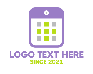 App - Mobile Calendar App logo design