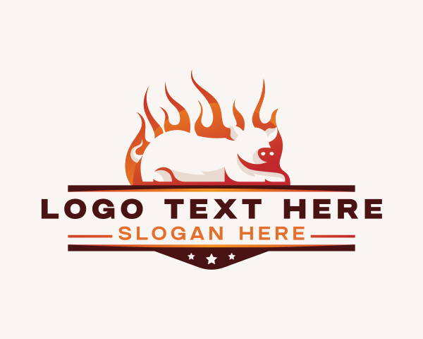 Pig logo example 4