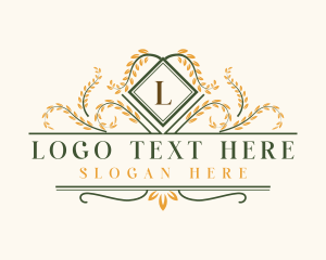 Elegant Gardening Wreath logo