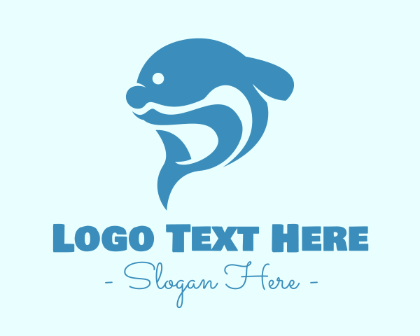 Dolphin logo example 1